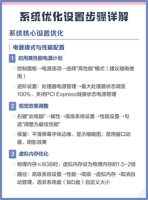 如何为电脑配置3？系统优化与性能提升指南