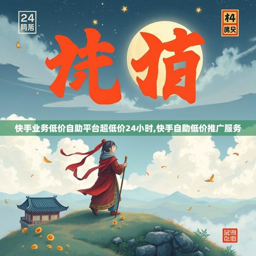 助自助平台在线下单快手,高效推广的最佳选择
