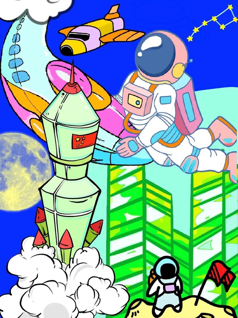 中学生电脑绘画作品—南京新华电脑专修学院