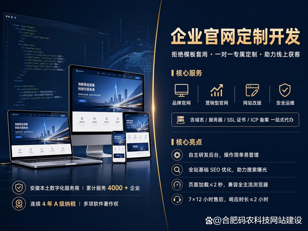 合肥网站建设费用指南，从选择到维护