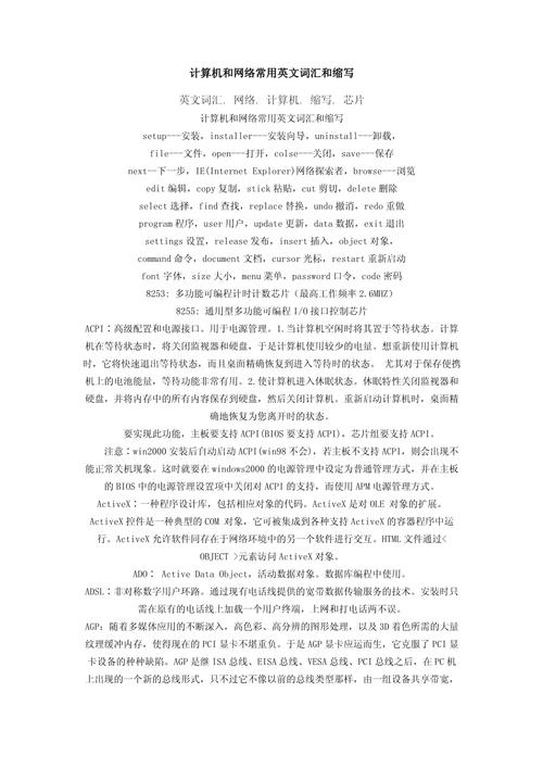 网络推广的英文缩写