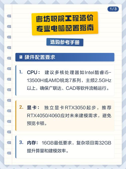 工程电脑配置指南，从入门到高配置