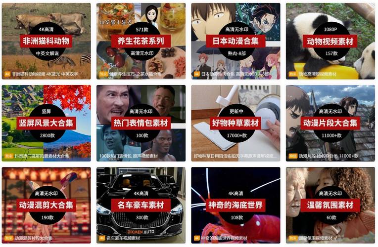 1.免费短视频内容中,有很多免费的模板和素材,你可以根据这些内容制作自己的视频。例如