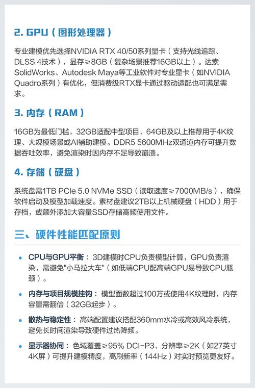 3D设计师电脑配置指南，提升效率与创作的高效体验