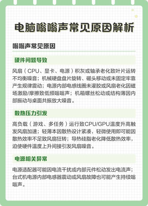 电脑声音问题,原因解析及解决指南
