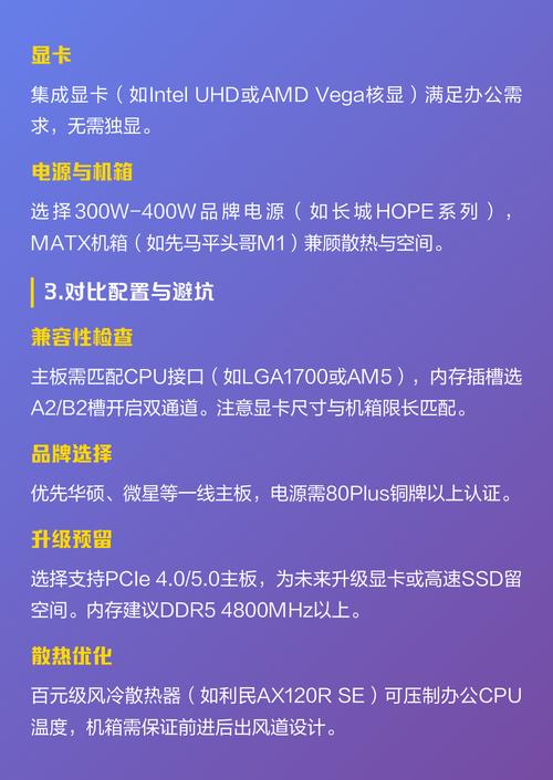 电脑配置选择指南,25元预算下的最佳选择