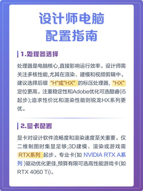 掌握设计电脑配置，提升设计效率的指南
