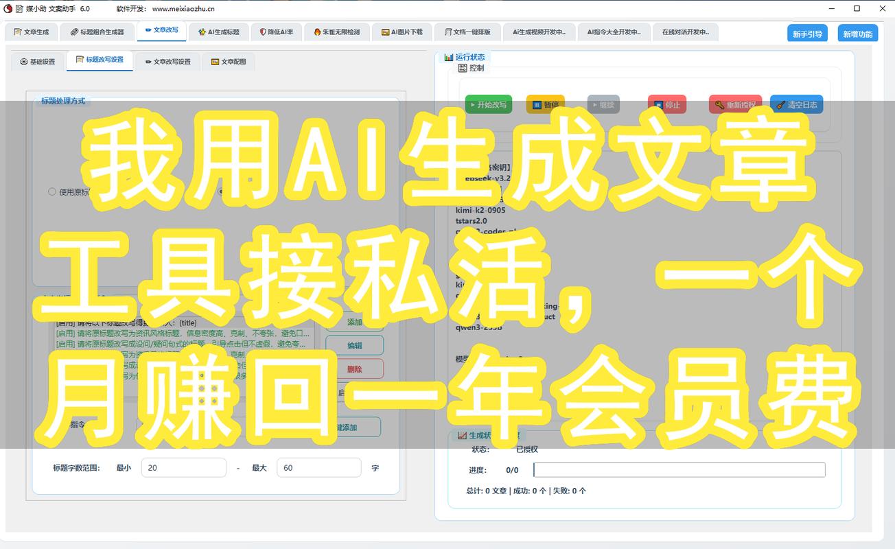 一、内容生成,让网站成为赚钱的工具